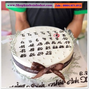 Bánh Sinh Nhật Cuốn Lịch - CL53